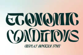 Economic Conditions Demo Font