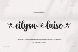 eilysa luise DEMO Font