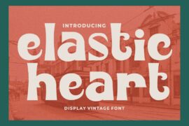 Elastic Heart Font