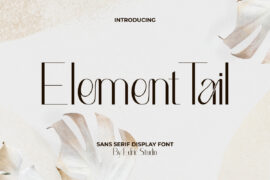 Element Tail Demo Font