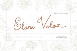 Elone Veloz Font