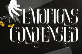 Emotions Condensed Demo Font