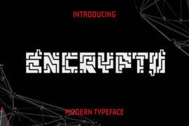 Encrypto Font