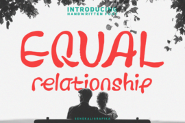 Equal Relationship Demo Font