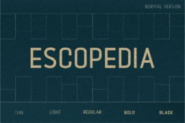 Escopedia Font Family