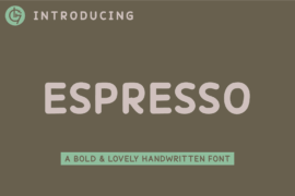 Espresso Font