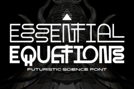 Essential Equations Demo Font