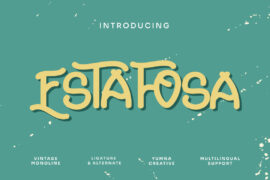 Estafosa Font