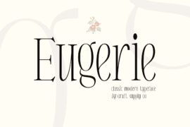 Eugerie Free Font Family