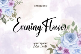 Evening Flower Demo Font