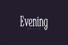 Evening Font