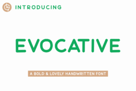Evocative Font