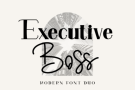 Executive Boss Font Family