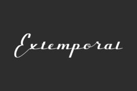 Extemporal Demo Font