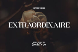 Extraordinaire Demo Font Family