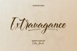 Extravagance Demo Font