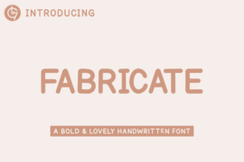 Fabricate Font