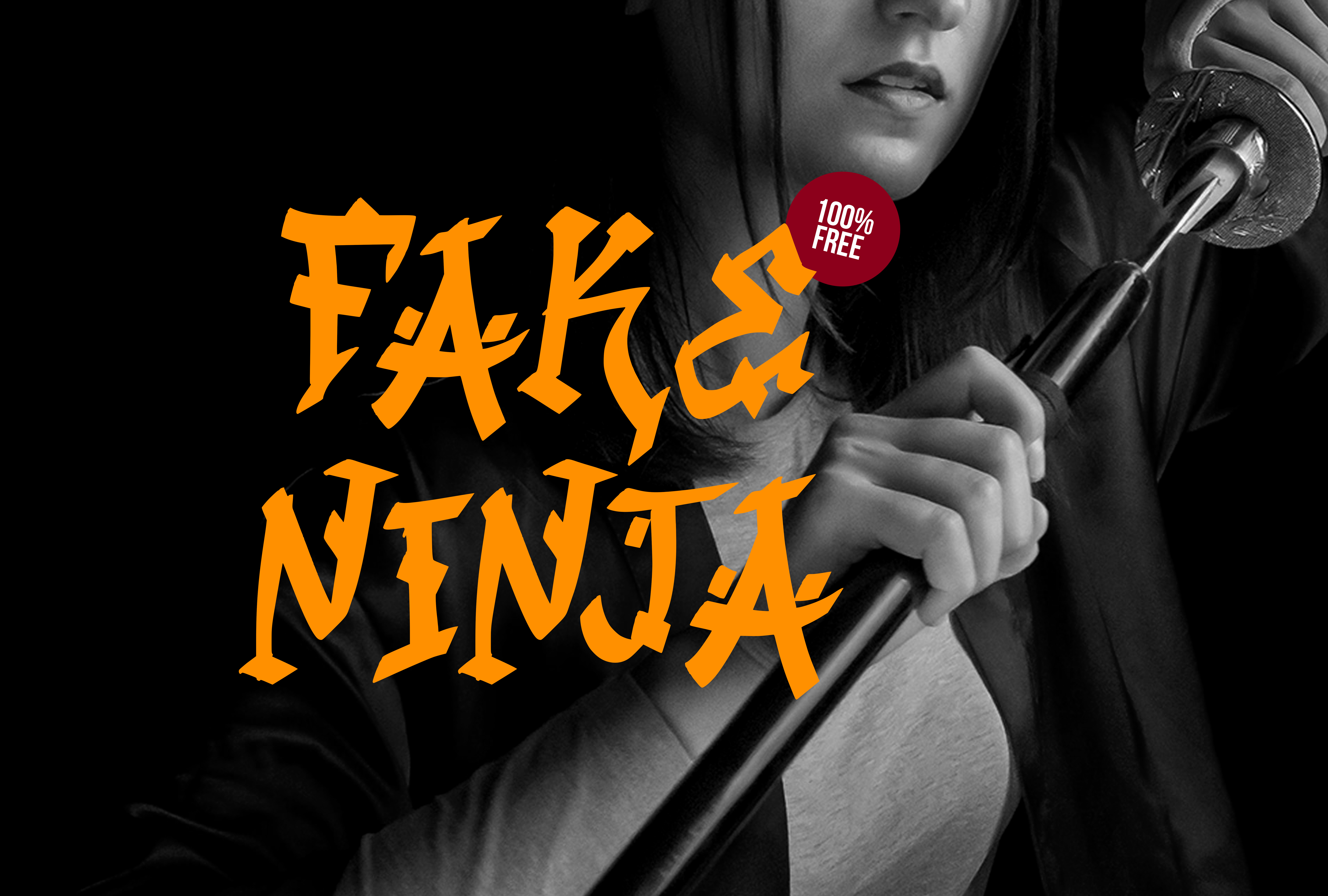 Fake Ninja Font