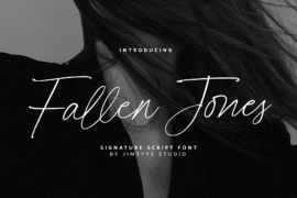 Fallen Jones DEMO! Font
