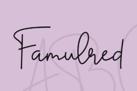 Famulred Font