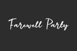Farewell Party Demo Font