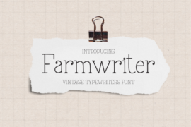 Farmwriter Font