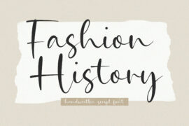 Fashion History Font