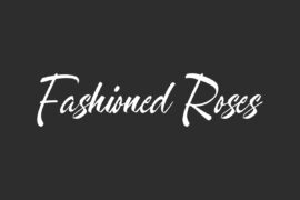 Fashioned Roses Demo Font