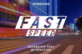 Fast Speed Demo Font