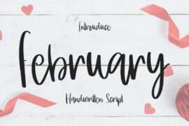 February Personal Use Font