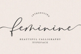 Feminine Font