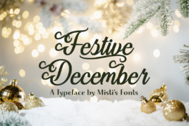 Festive December Font