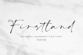 Firstland Font
