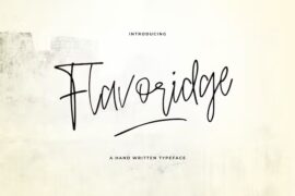 Flavor Ridge Font