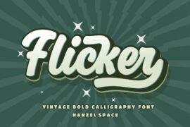 Flicker Calligraphy Font