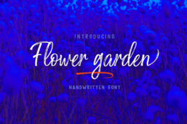 Flower garden Font Family