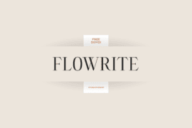 Flowrite Font