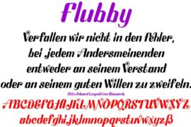 Flubby Font