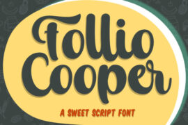 Follio Cooper Personal Use Only Font