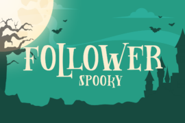 Follower Spooky Font Font