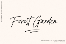 Forest Garden Font