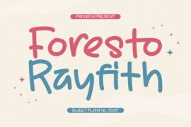 Foresto Rayfith DEMO VERSION Font Family