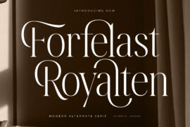 Forfelast Royalten DEMO VERSION Font Family