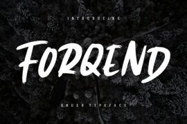 Forqend Font