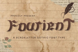 Fourient Font