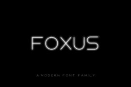 FOXUS Font