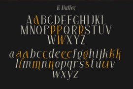 Free LE Buffec Font