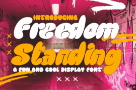 Freedom Standing Demo Font