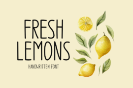 Fresh Lemons Font