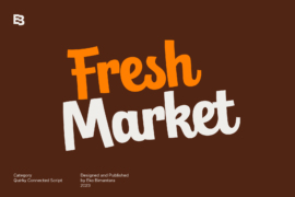 Fresh Market Trial Font